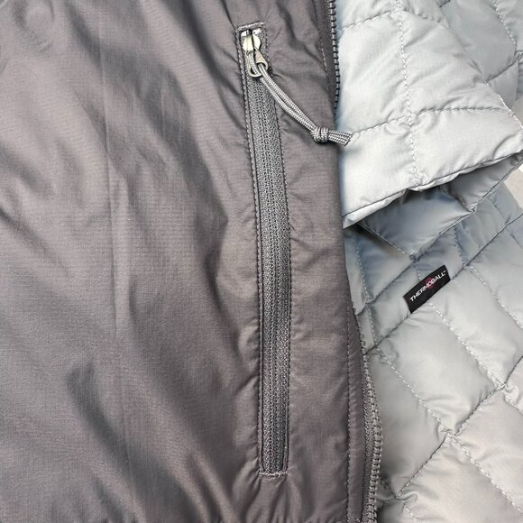 NWOT North Face‎ Men's ThermoBall Insulated Puffer Jacket, Size XL Tall, Grey - Picture 11 of 15